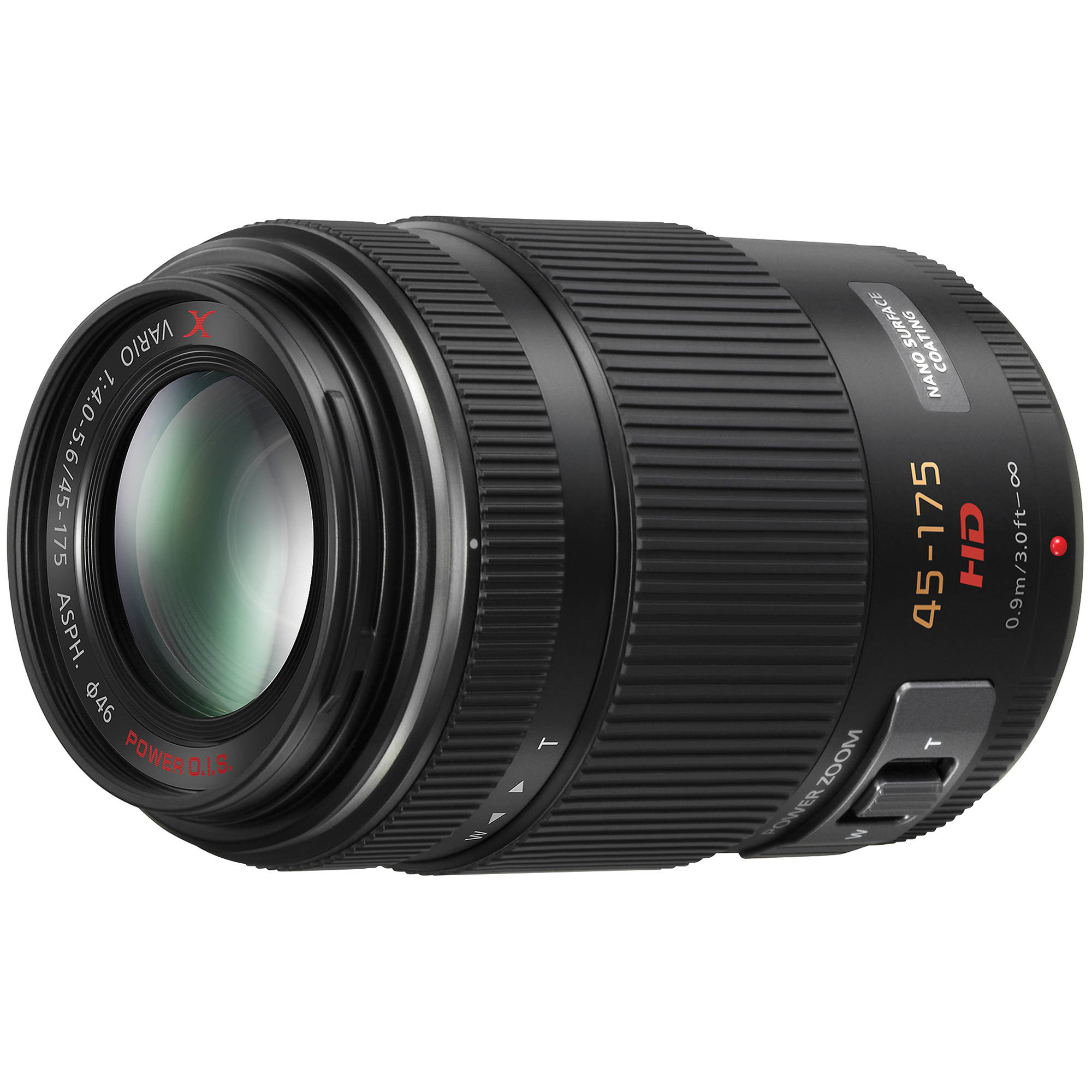 Panasonic LUMIX G X VARIO 45-175 mm f/4-f/5.6 ASPH. POWER O.I.S. czarny