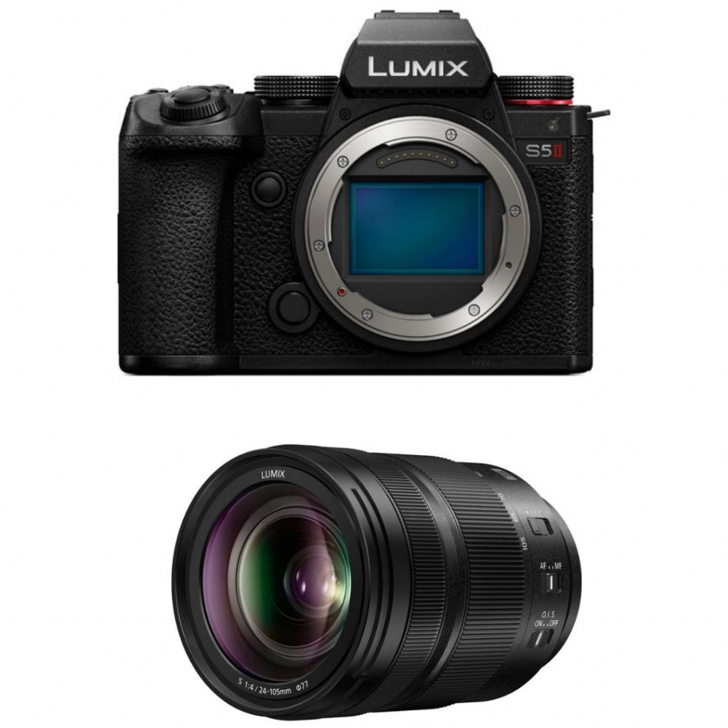 Panasonic Lumix S5II + S 24-105 mm f/4 MACRO O.I.S. - Dostawa GRATIS!