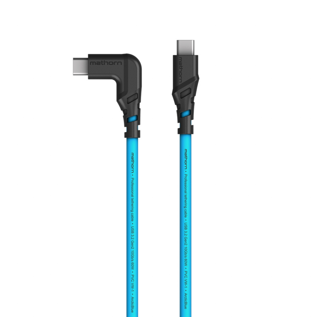 Фото - Кабель Mathorn MTC-511 USB C - USB C 5m Arcticblue kątowy (w magazynie!)