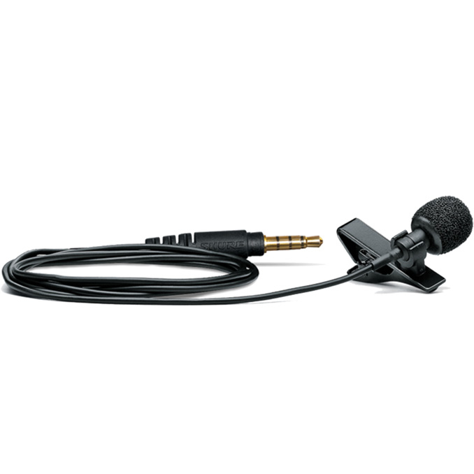 Shure Mikrofon krawatowy MVL-3.5mm przypinany do smartphone'w