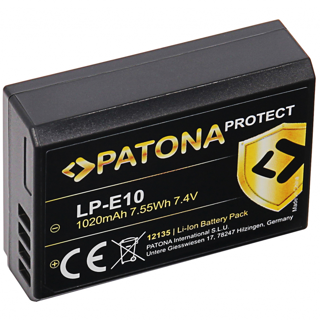 Patona PROTECT zamiennik do Canon LP-E10 LPE10 EOS1100D EOS 1100D NIE