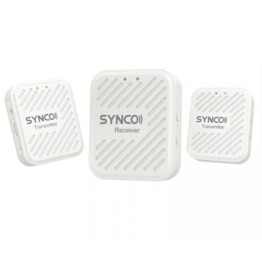 Synco G1 A2 bezprzewodowy system mikrofonowy 2,4 GHz - 2 nadajniki + odbiornik (biay) (w magazynie!)
