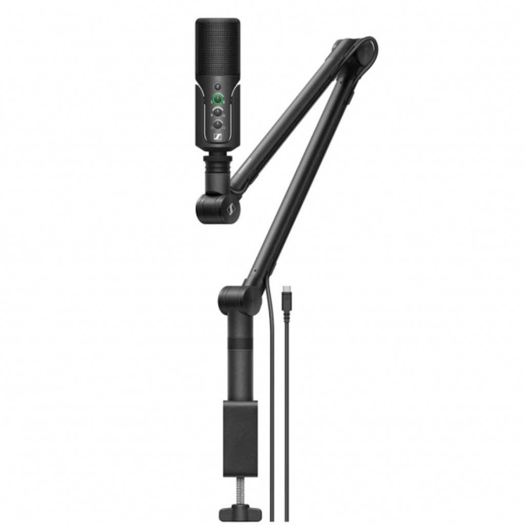 Sennheiser Mikrofon Profile USB-C Streaming Set z regulowanym ramieniem do podcastw Plug-and-Play)