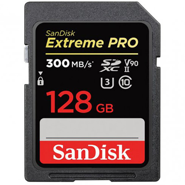 Sandisk SDXC 128 GB EXTREME PRO 300MB/s C10 UHS-II V90 (w magazynie!)