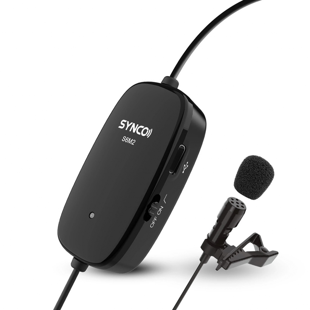 Synco S6M2 mikrofon krawatowy z odsuchem i filtrem LowCut (w magazynie!)