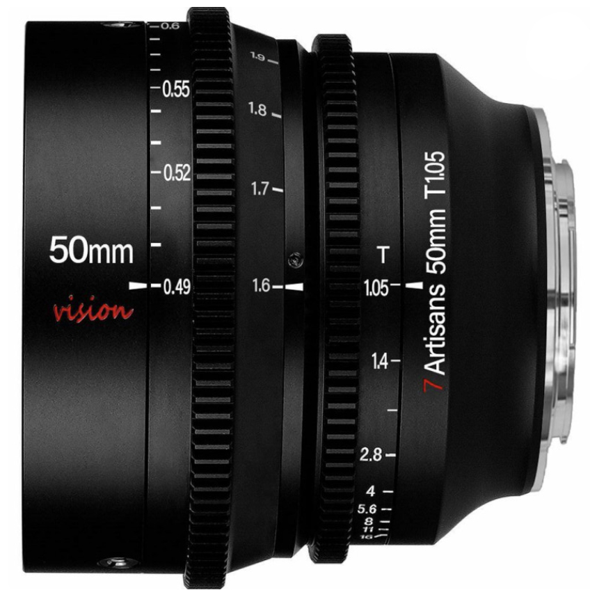 7Artisans Vision 50 mm T1.05 Fuji FX - Dostawa GRATIS!