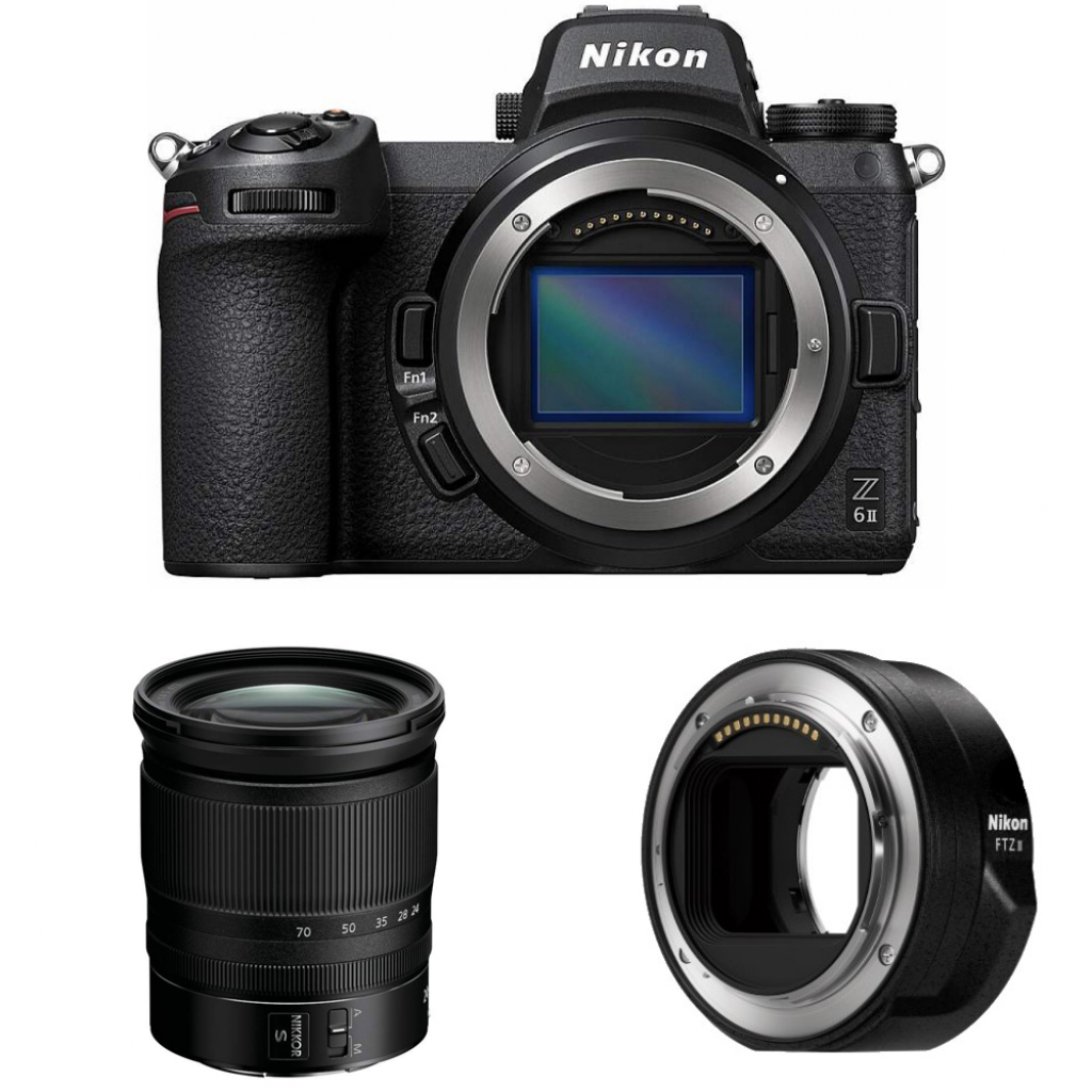 Nikon Z6 II + 24-70 mm + FTZ II - Dostawa GRATIS!