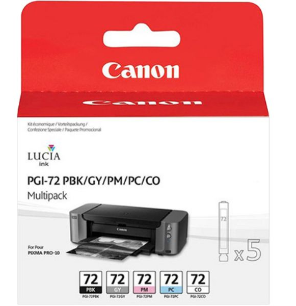 Canon PGI-72 PBK/GY/PM/PC/CO Multipack (w magazynie!)