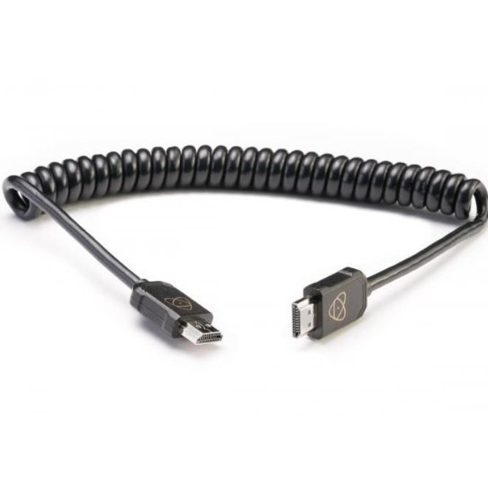 Atomos Kabel spiralny Full HDMI / Full HDMI 4K60p (30-60cm) [ATOM4K60C5] (w magazynie!)