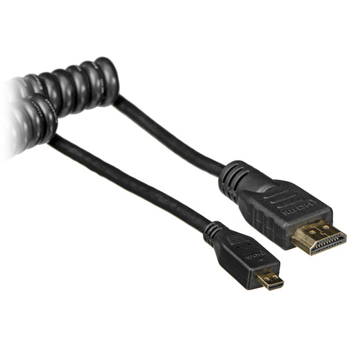 Фото - Кабель Atomos Kabel spiralny Full HDMI / micro HDMI  [ATOMCAB014} (50-65cm)