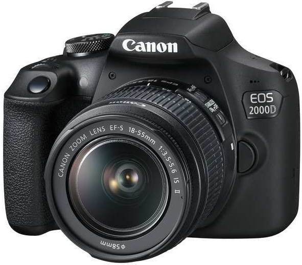 Canon EOS 2000D + 18-55 mm f/3.5-5.6 + LP-E10 (w magazynie!) - Dostawa GRATIS!