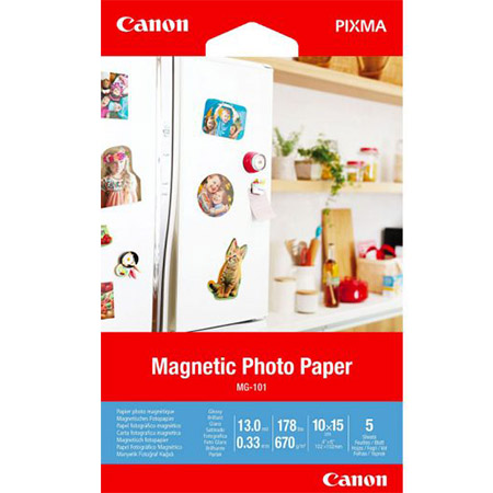 Canon MG-101 magnetic photo 10x15 5 ark. (w magazynie!)