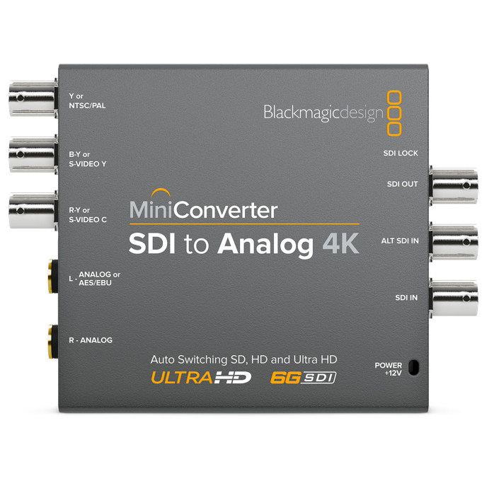 Blackmagic Mini Converter SDI to Analog 4K - Dostawa GRATIS!