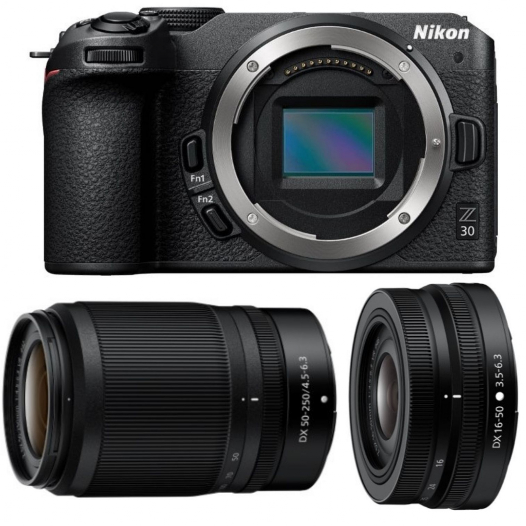 Nikon Z30 + 16-50 mm f/3.5-6.3 + 50-250 mm f/4.5-6.3 (w magazynie!) - Dostawa GRATIS!