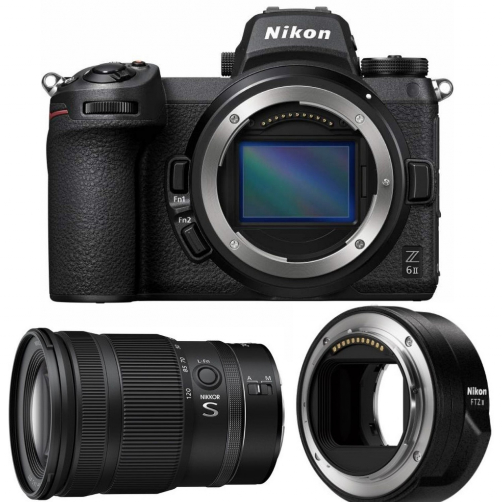 Nikon Z6 II + Z 24-120 mm f/4 S + adapter FTZ II - Dostawa GRATIS!