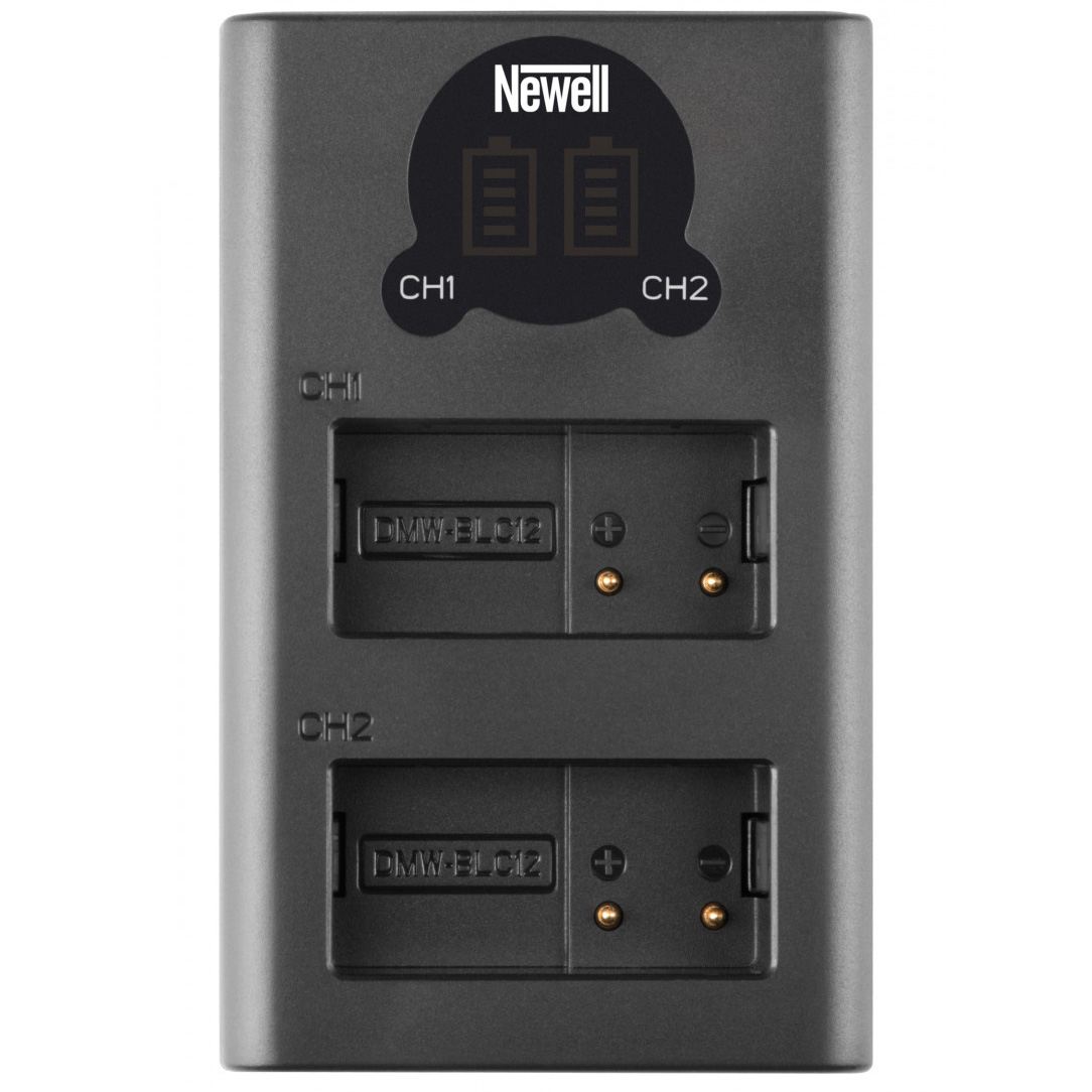 Newell dwukanaowa DL-USB-C do akumulatorw DMW-BLC12