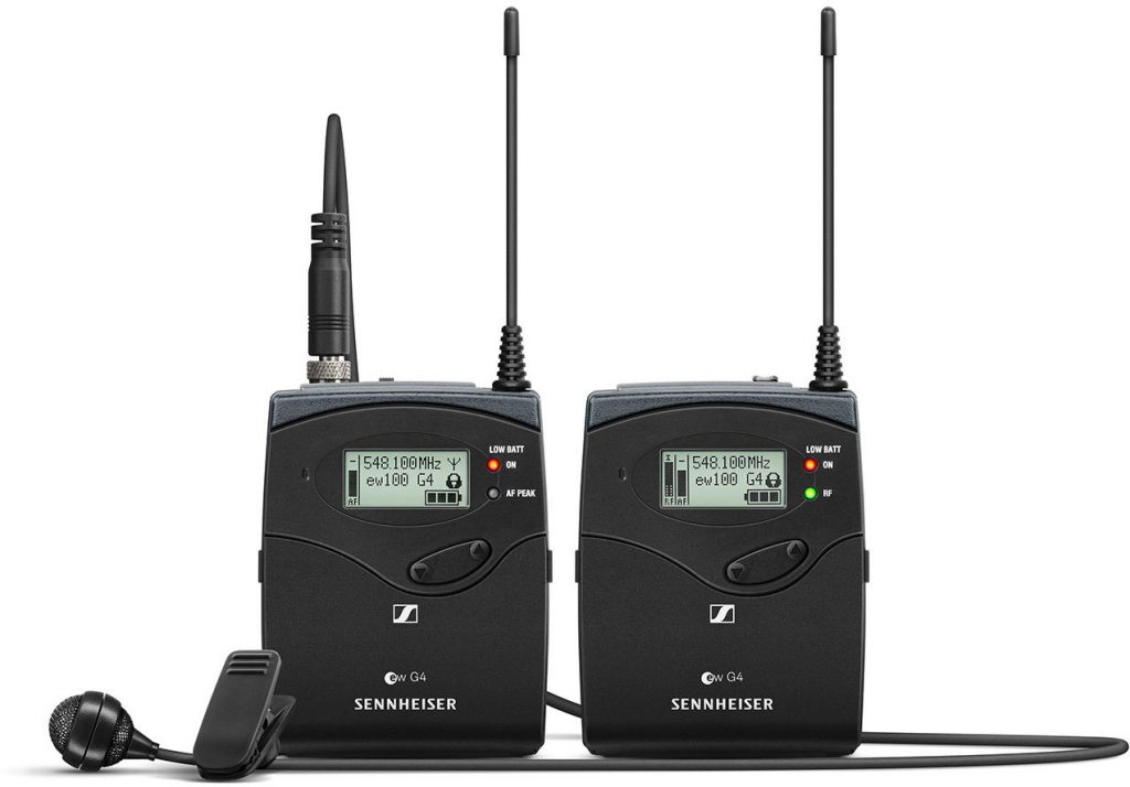 Sennheiser EW 122P G4-A (516-558 MHz) bezprzewodowy system audio z krawatowym mikrofonem kardioidalnym ME 4 (w magazynie!) - Dostawa GRATIS!