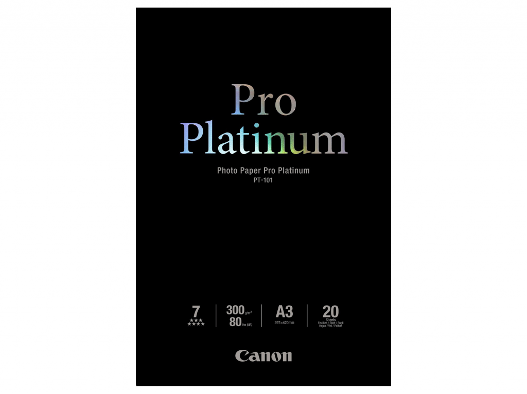 Canon PT-101 Pro Platinum A4 20 ark. (w magazynie!)