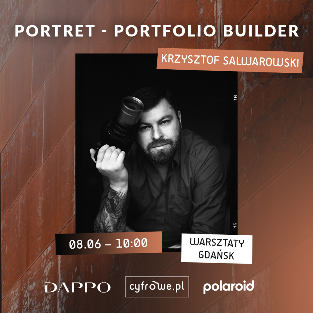 Cyfrowe.pl Kreacyjny portret z Polaroid i Nanlite - warsztaty w Gdasku z Krzysztofem Salwarowskim (w magazynie!)
