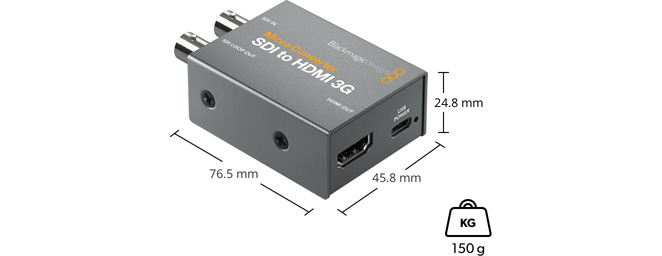Blackmagic Micro Converter SDI to HDMI 3G wPSU (z zasilaczem)