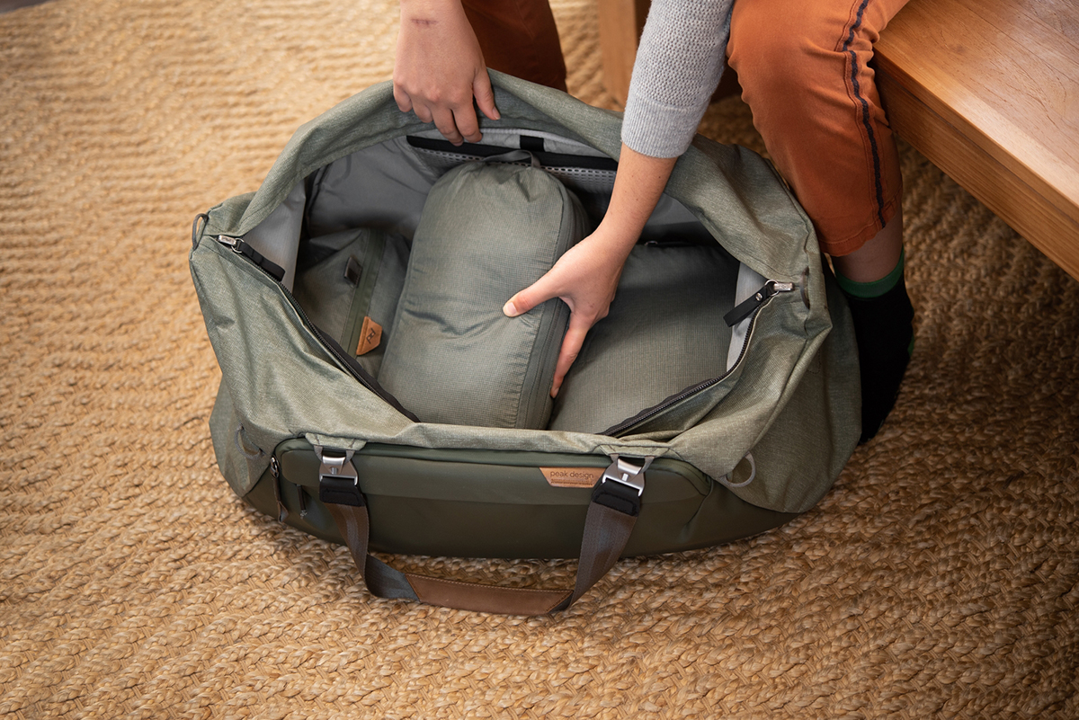 VERTO DEF PACKING CUBE SMALL szarozielony - pokrowiec mały do plecaka Travel Backpack