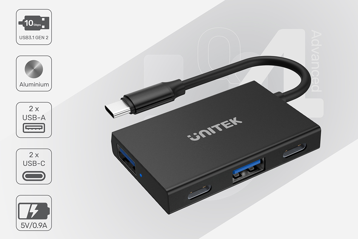 Unitek Hub N9+ USB-C HDMI, PD 100W, czytnik kart