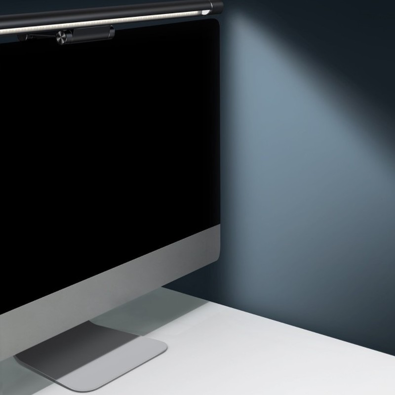 Baseus Lampa na monitor I-Wok Pro, z klipsem i ściemniaczem czarna