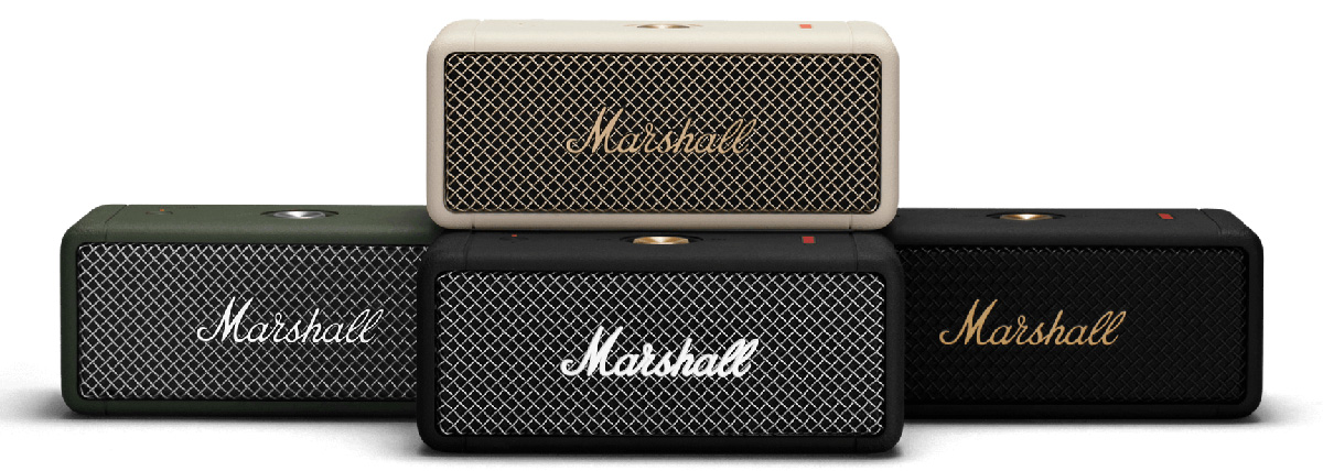 Marshall przenośny Bluetooth emberton czarny