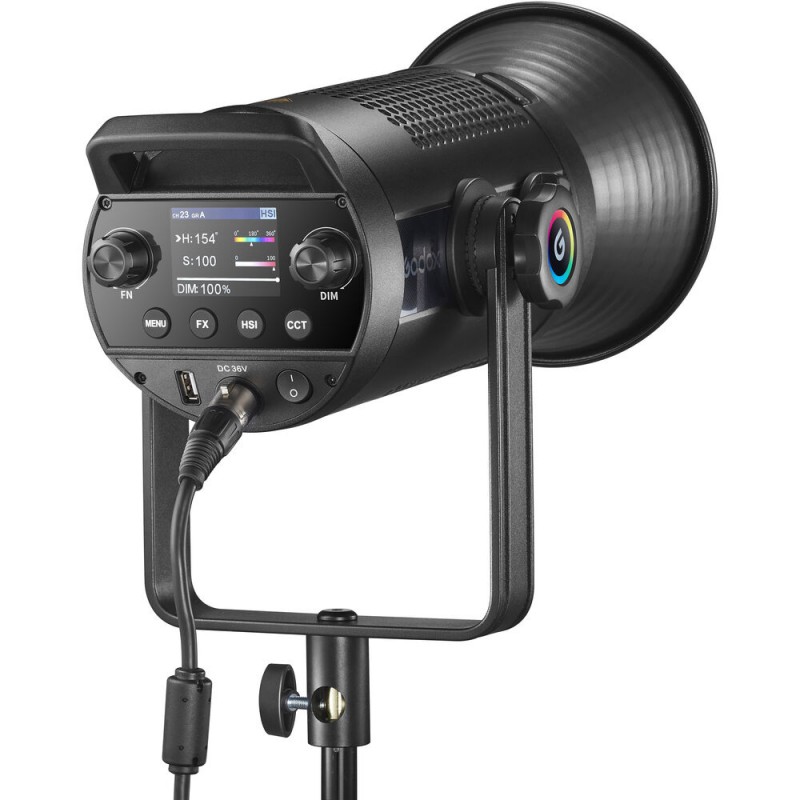 Lampa LED Godox SZ-150R Video LED Zoom, RGB-Color 2800-6500K, mocowanie Bowens
