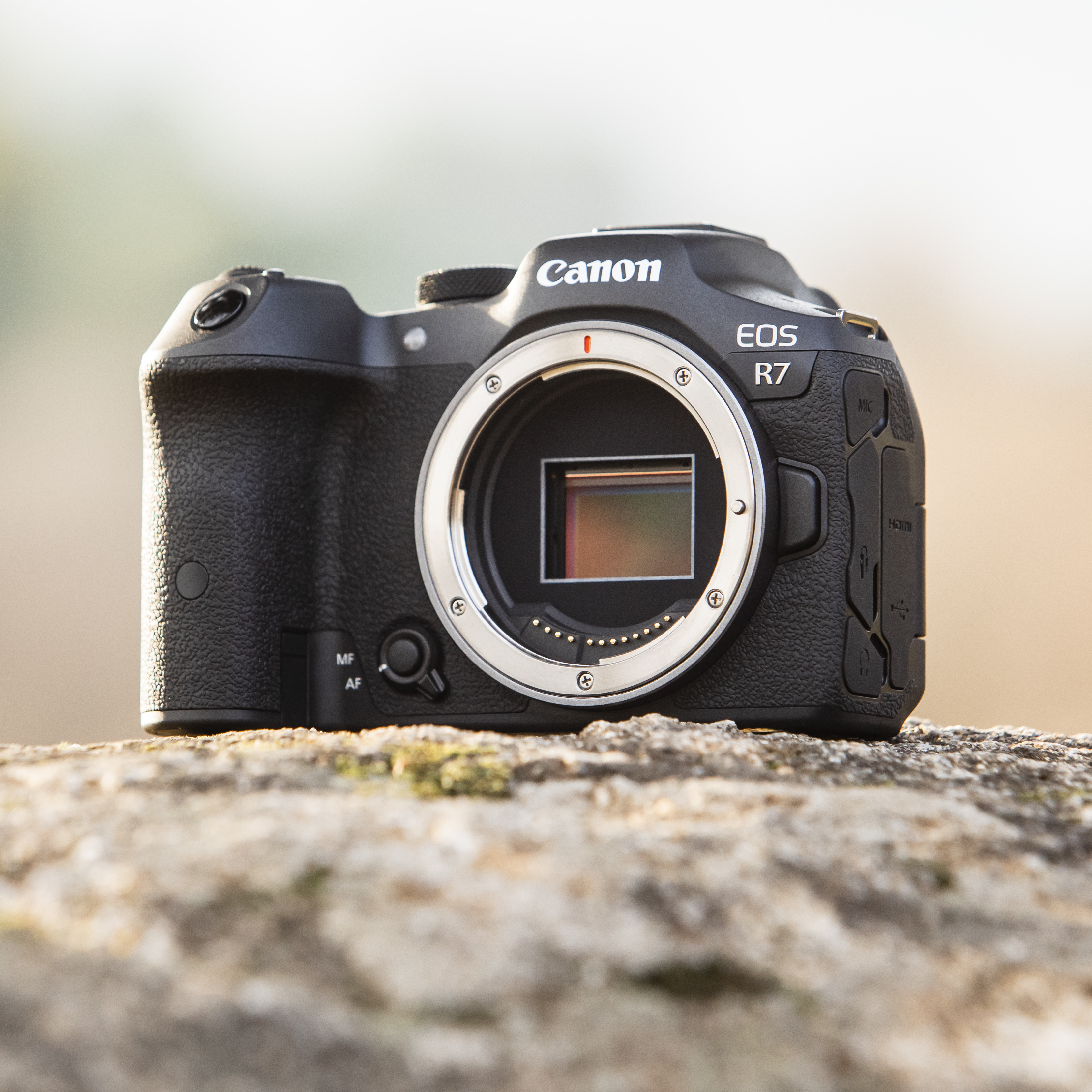 Aparat cyfrowy Canon EOS R7 body + adapter EF-EOS R