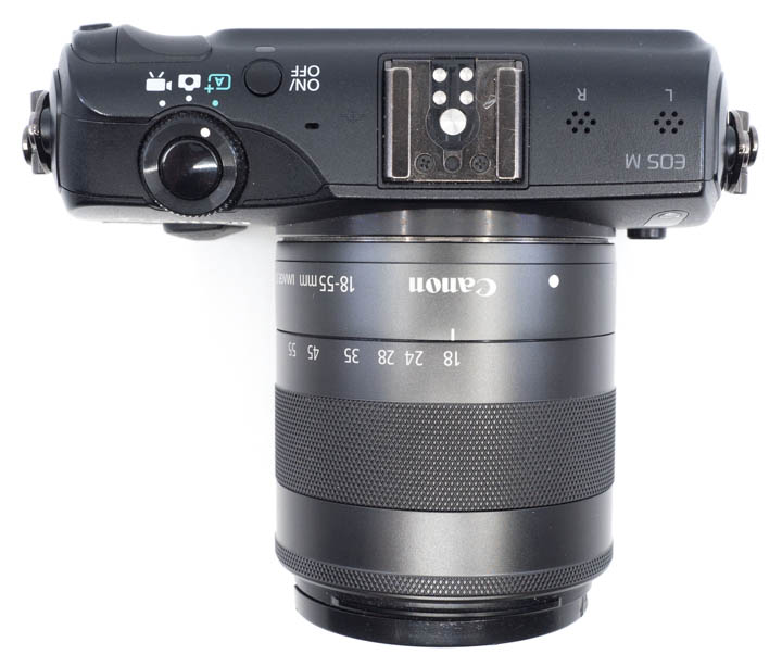 Aparat cyfrowy Canon EOS M czarny + ob. 18-55 mm IS STM s.n. 034052203866/950201002293