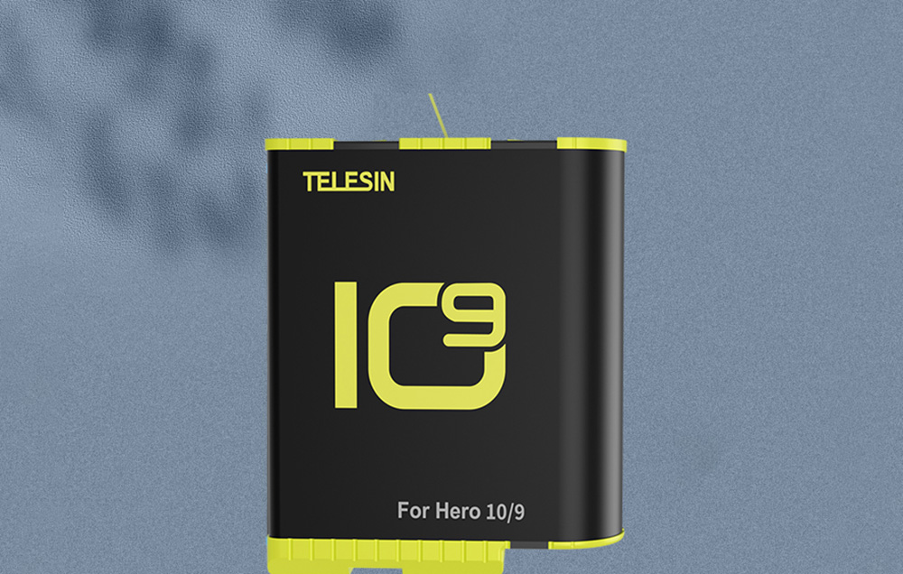 Telesin Ładowarka trójkanałowa Box dla GoPro Hero 9 / Hero 10 + 3 akumulatory (GP-BNC-902-B)