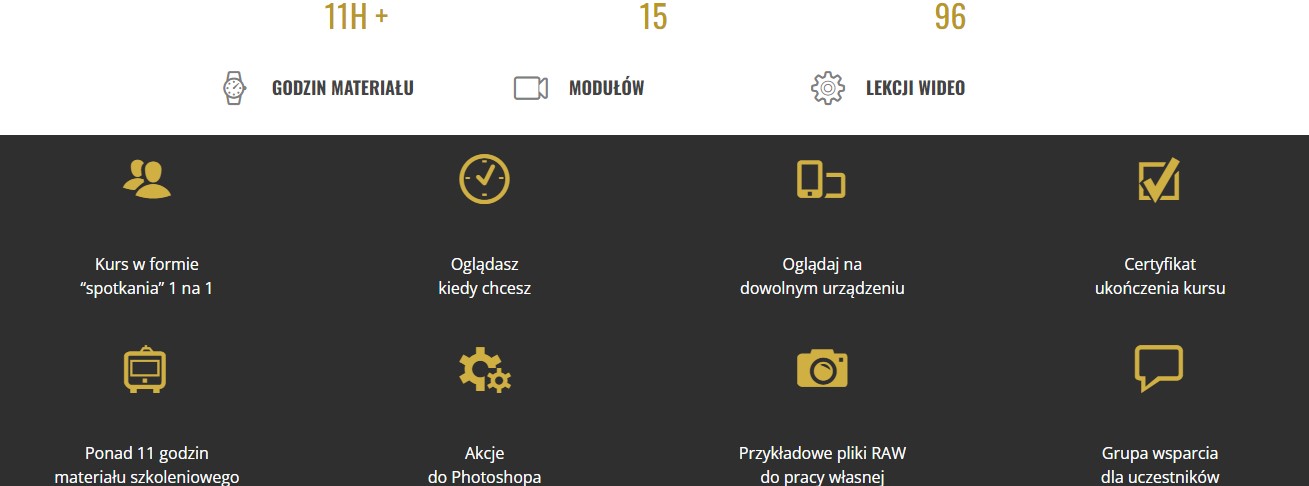 Kurs Cyfrowe.pl Kurs partnerski - Zieniu kursy - Retusz: Lightroom