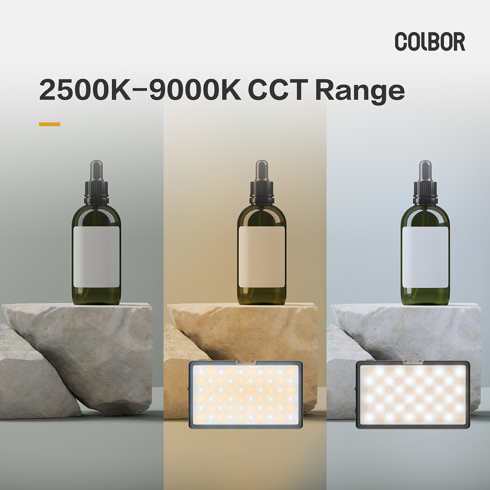 Lampa Colbor COB LED PL8R 2500-9000K Bi-color