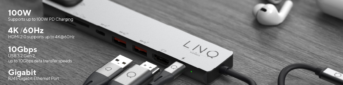 LINQ Adapter 8in1 PRO USB-C Multiport