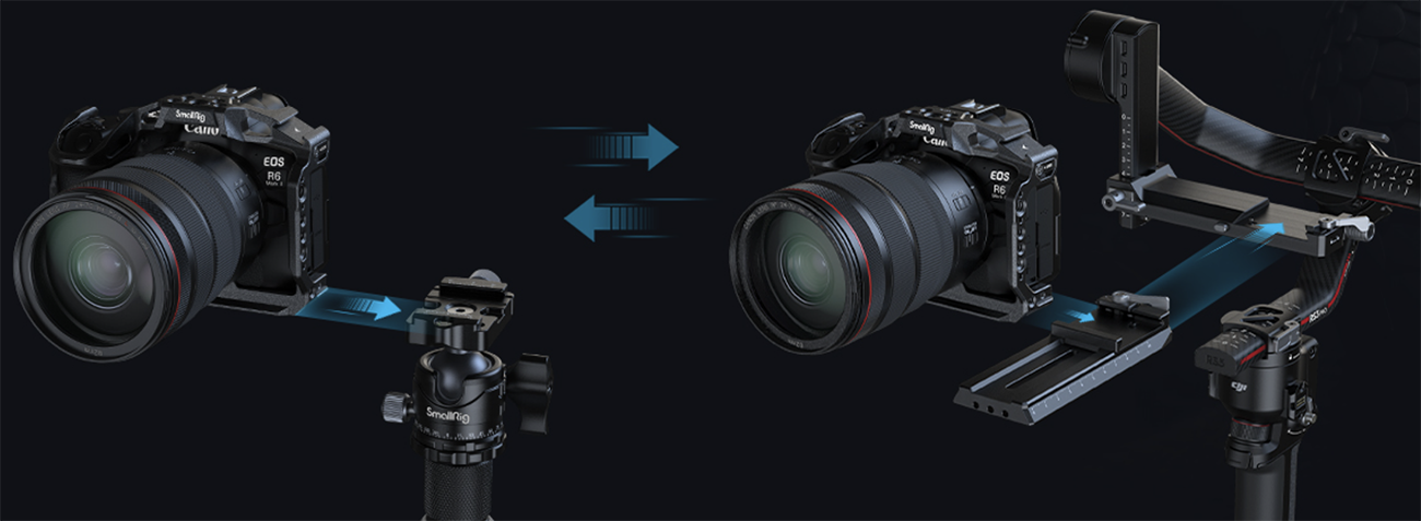 Smallrig Klatka operatorska Black Mamba do Canon EOS R6 Mark II [4161]