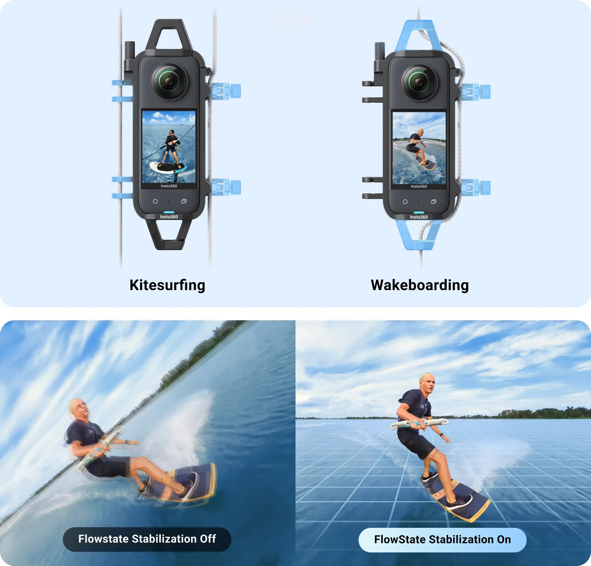Insta360 Water Sports Rope Mount - mocowanie na linę do sportów wodnych
