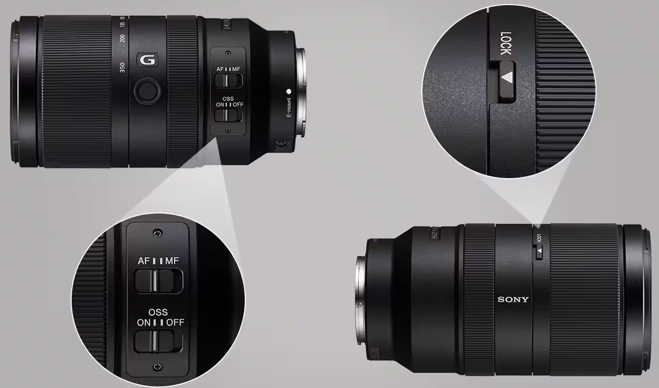 Obiektyw Sony E 70-350 mm f/4.5-5.6 G OSS (SEL70350G)