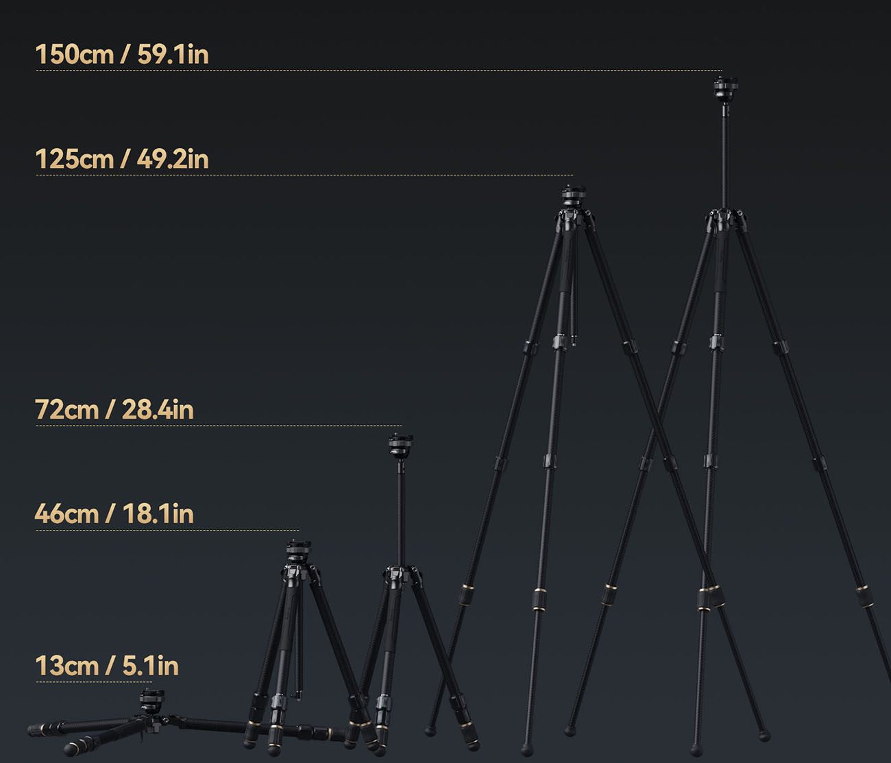 Statyw Smallrig AP-100 FreeRover Carbon Fiber Photo Tripod Kit [4353]