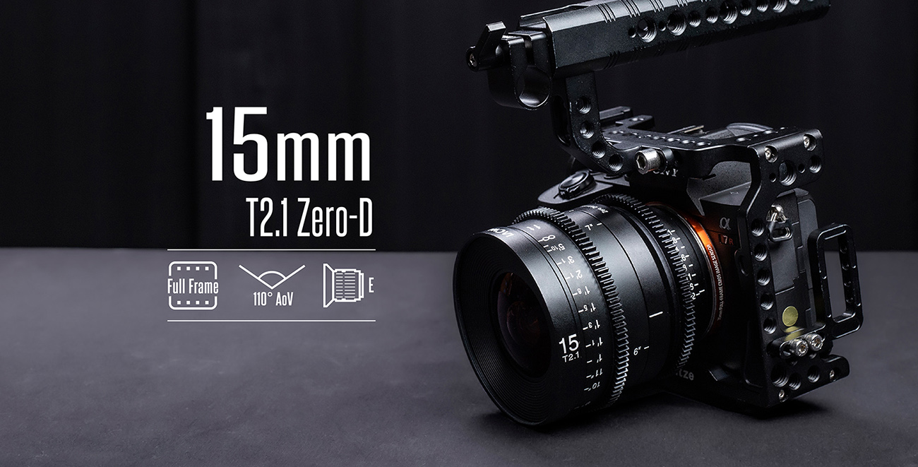 Obiektyw Venus Optics Laowa 15 mm T2,1 Zero-D Cine do Sony E