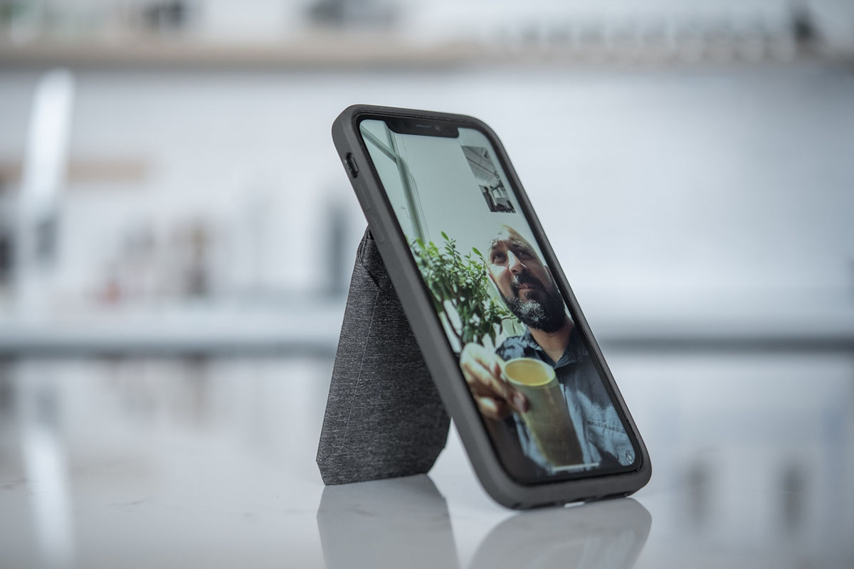 Peak Design Mobile Wallet Stand magnetyczny portfel do telefonu (podstawka) żółty