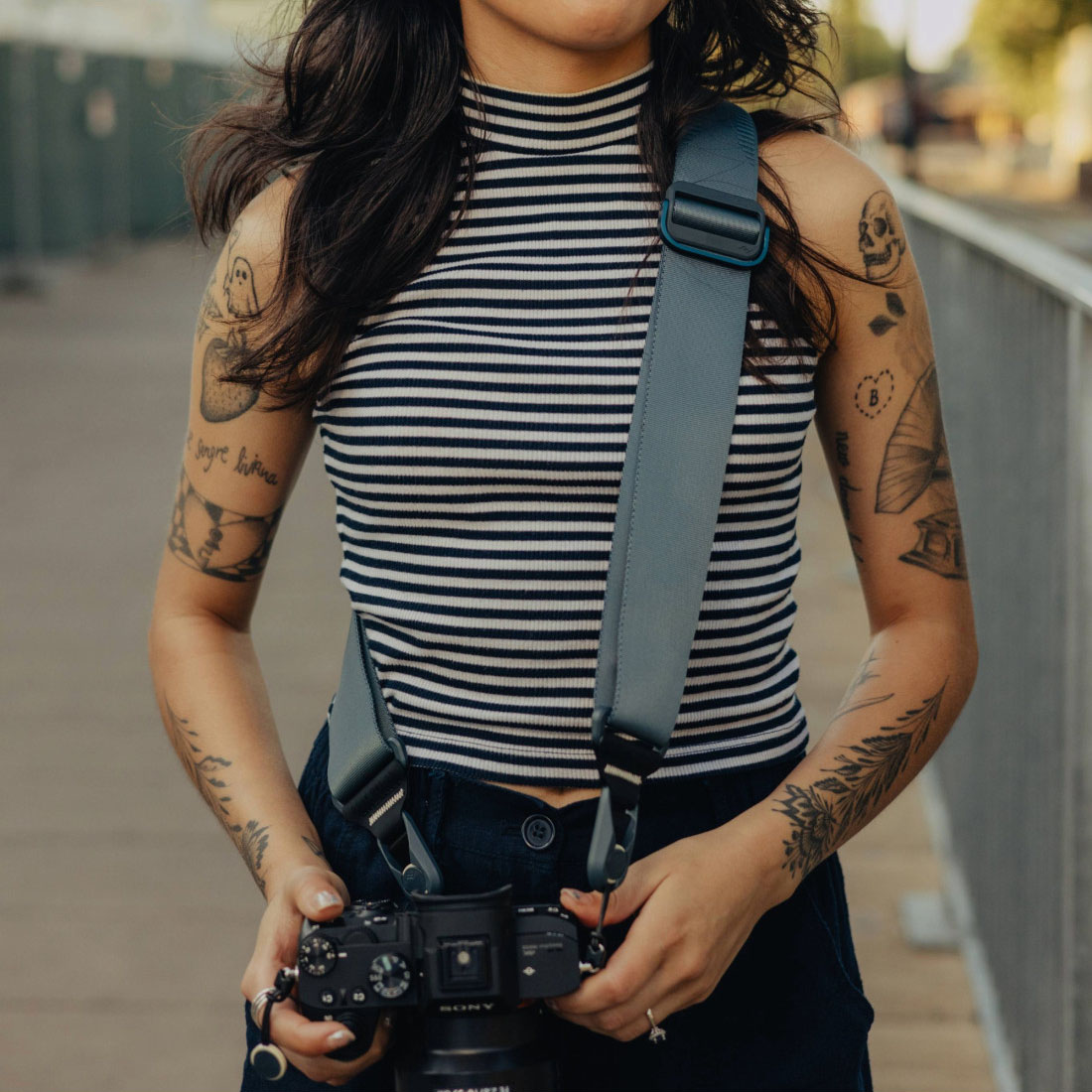 Pasek Peak Design Pasek na szyję SLIDE v3 niebieski