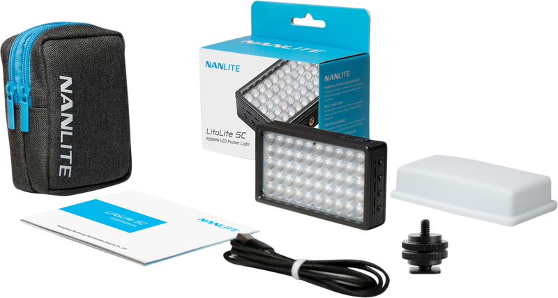 Lampa LED NANLITE LitoLite 5C RBGWW Pocket Light