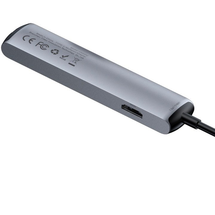 Baseus Adapter HUB 6w1 USB-C na 3x USB 3.0 + HDMI + RJ45 + USB-C PD