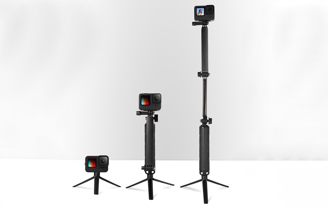 Telesin Wodoodporny selfie stick 360 do kamer sportowych GP-MFW-300