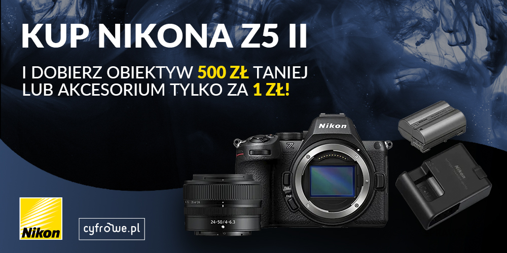 Stwórz swój promocyjny zestaw - Nikon Z5 II z obiektywem lub akcesoriami!