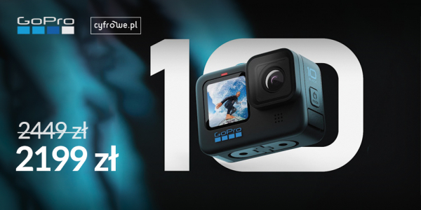 Kamera sportowa GoPro Hero10 w niższej cenie!