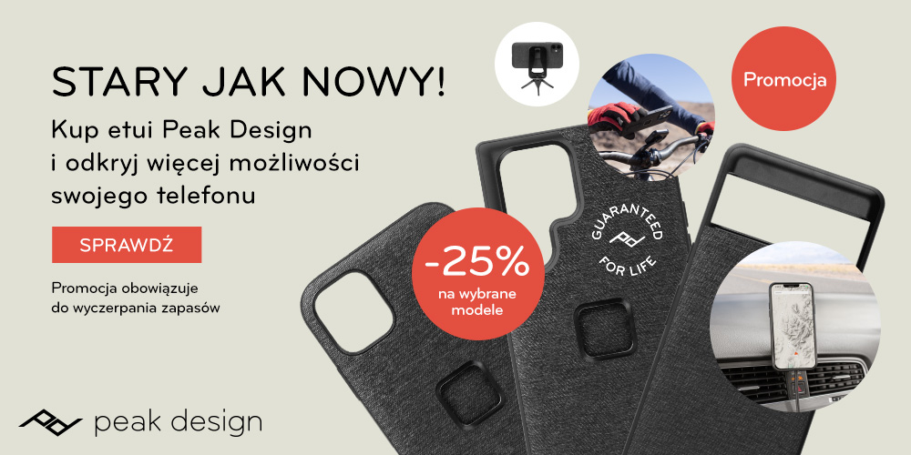 Peak Design Mobile 25% taniej!