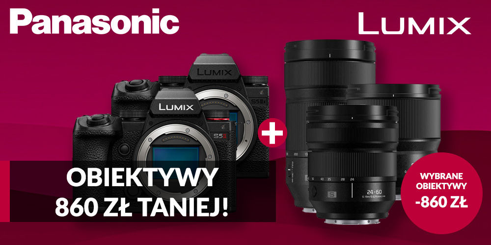 Wybrane obiektywy Lumix 860 zł taniej