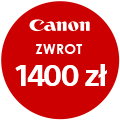 Rejestrując swój zakup na stronie Canon otrzymasz nawet do 1500 zł cashbacku!